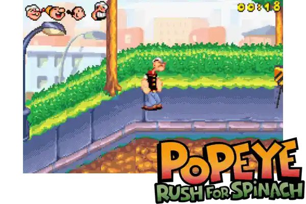 popeye : rush for spinach